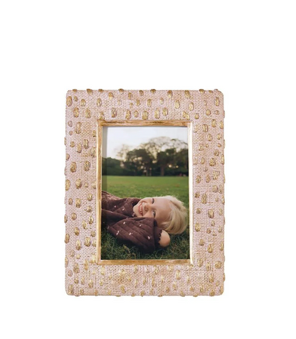 Portafoto Rettangolare Texture Oro – L’Oca Nera