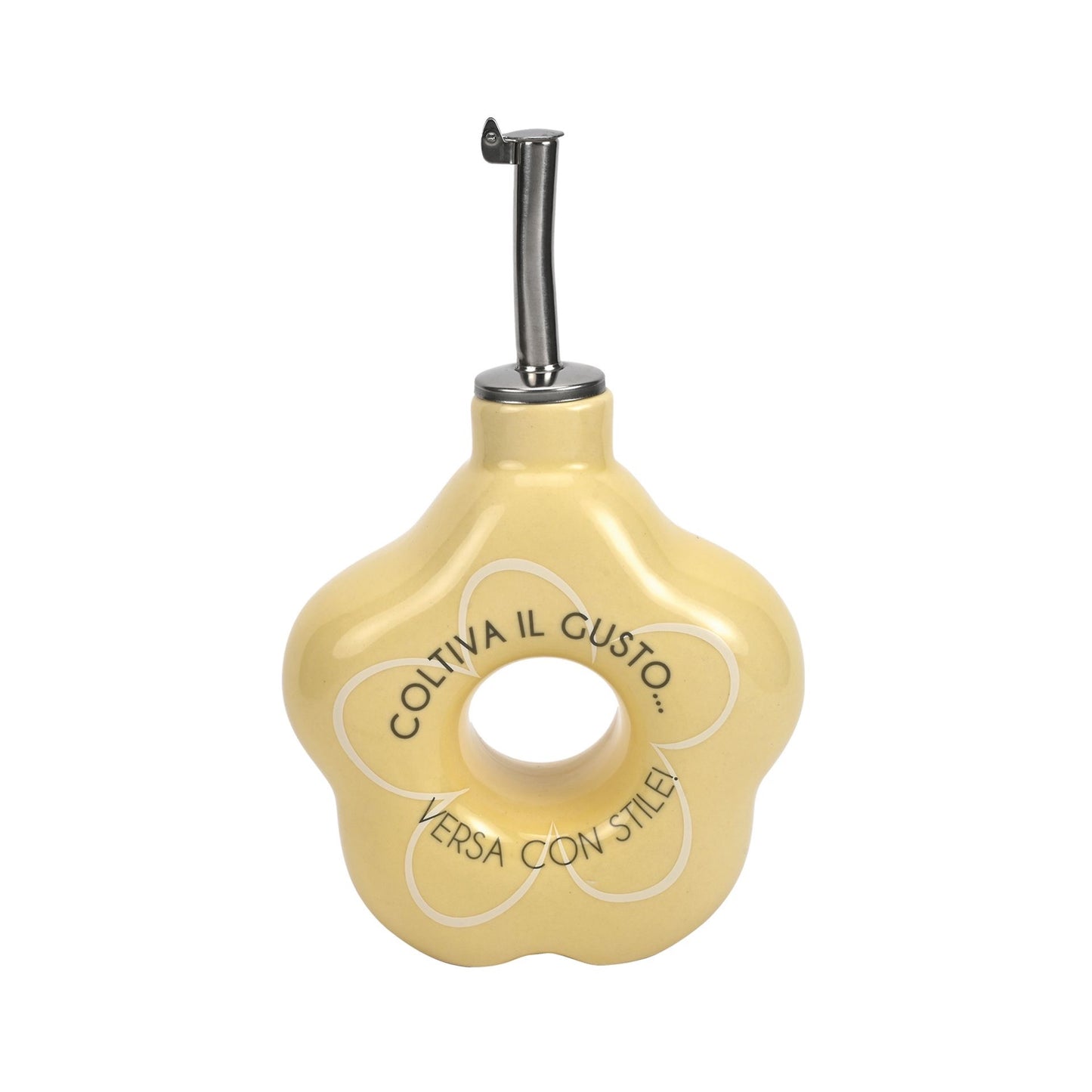 Wald Oliera in porcellana design fiore collezione Modì – bottiglia olio decorata