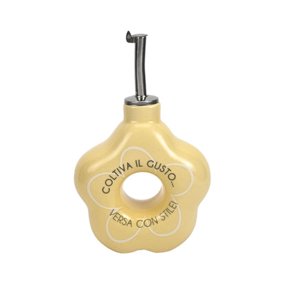 Wald Oliera in porcellana design fiore collezione Modì – bottiglia olio decorata