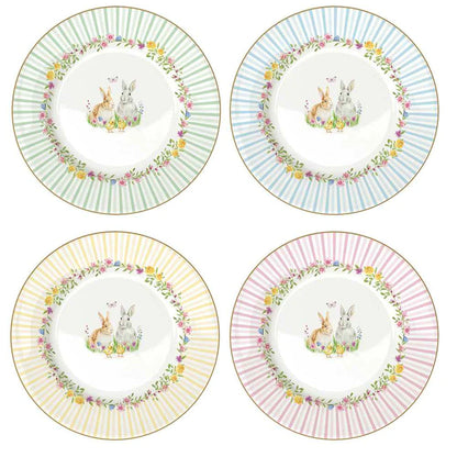 EASY LIFE Set 4 piattini dessert Happy Easter