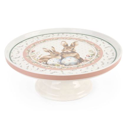 Alzatina per Dolci Pepen con Coniglietti – Ø27 cm | Nuvole di Stoffa