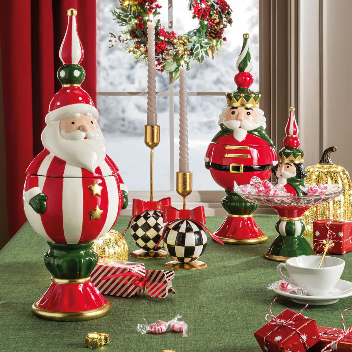 CENTROTAVOLA  SOLDATINO COLLEZIONE GIOIE D'INVERNO L'OCA NERA