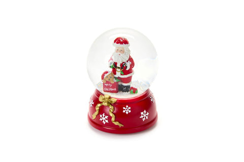 Boule de neige Natalizia con Musica Babbo Natale - Nuvole di Stoffa