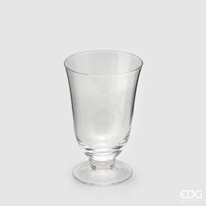 Set 4 Bicchieri con Piede in Vetro Trasparente EDG Enzo De Gasperi