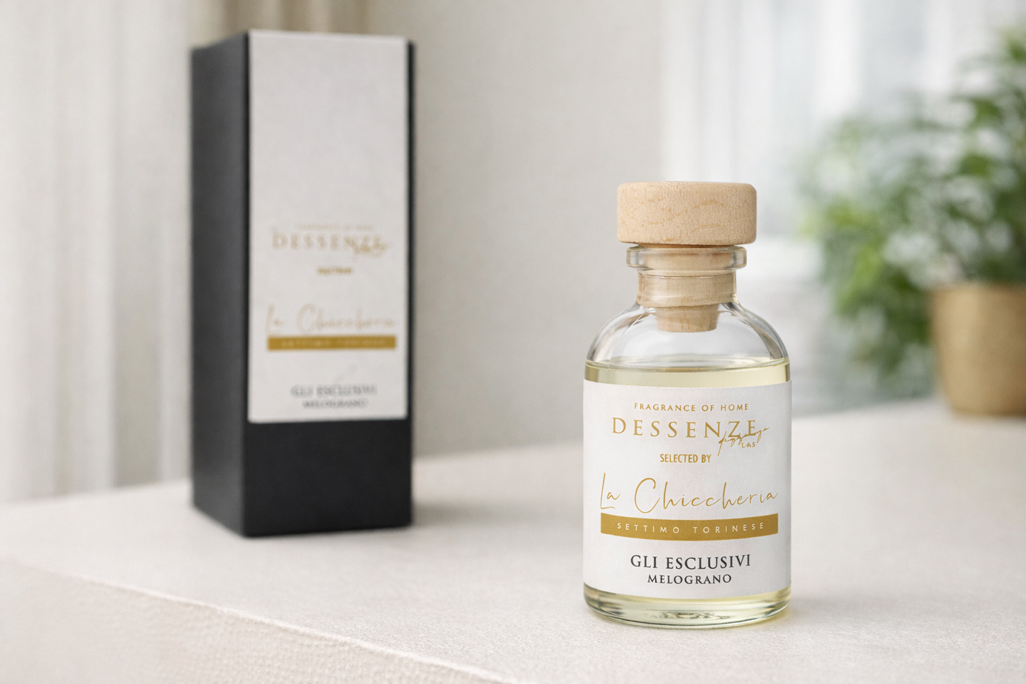 GLI ESCLUSIVI – Bottiglia Nera | Fragranza Melograno – Dessenze Lab