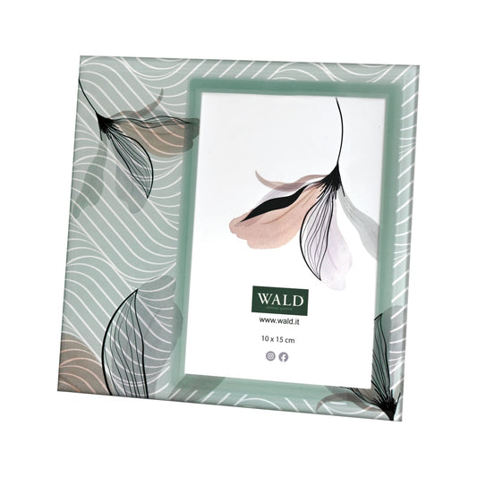 Portafoto in vetro WALD decoro Onde – Collezione Trasparenze