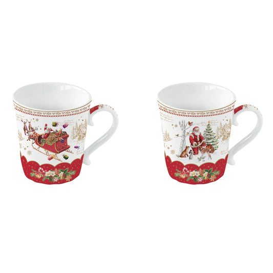 Set 2 mug CHRISTMAS MEMORY di EASYLIFE