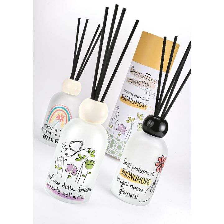 Profumatore Ambiente con Bastoncini  Positivitime "Profumo di Buonumore" - WALD