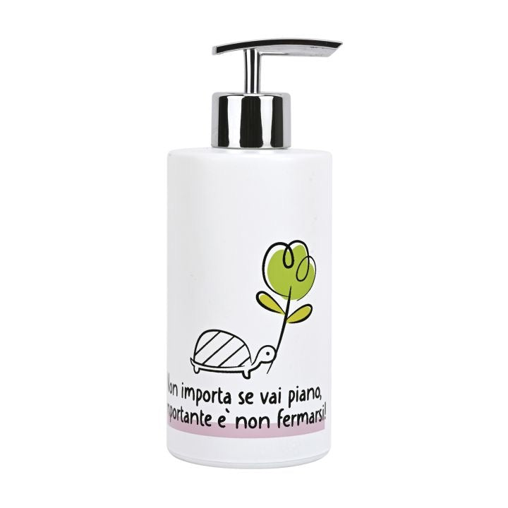 Dosasapone in Vetro Bianco WALD Positivitime "Non Fermarsi Mai"