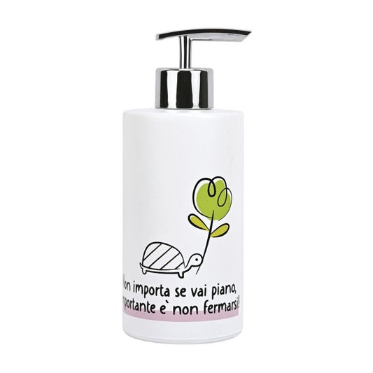 Dosasapone in Vetro Bianco WALD Positivitime "Non Fermarsi Mai"