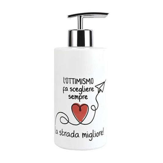 Dosasapone in Vetro Bianco WALD Positivitime "Ottimismo"