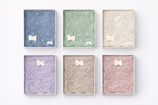 Fiori di Lena Runner in Pizzo colorato su Tulle 117x43 cm