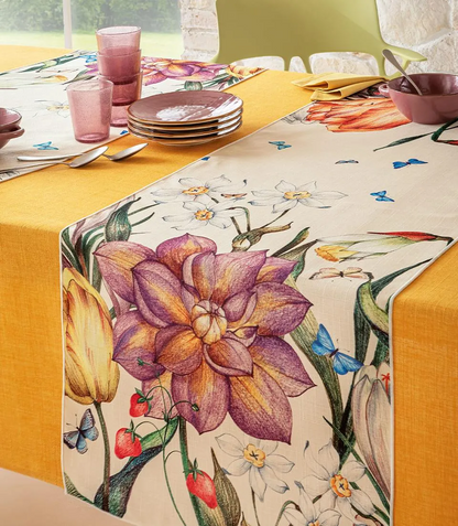 Runner Antimacchia Taormina 50x155 cm – L’Oca Nera