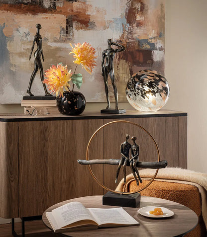 Scultura decorativa “Innamorati” - L’Oca Nera