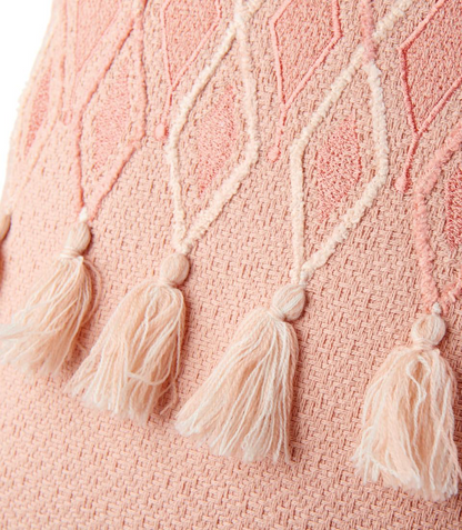 L'OCA NERA - Cuscino decorativo con nappine