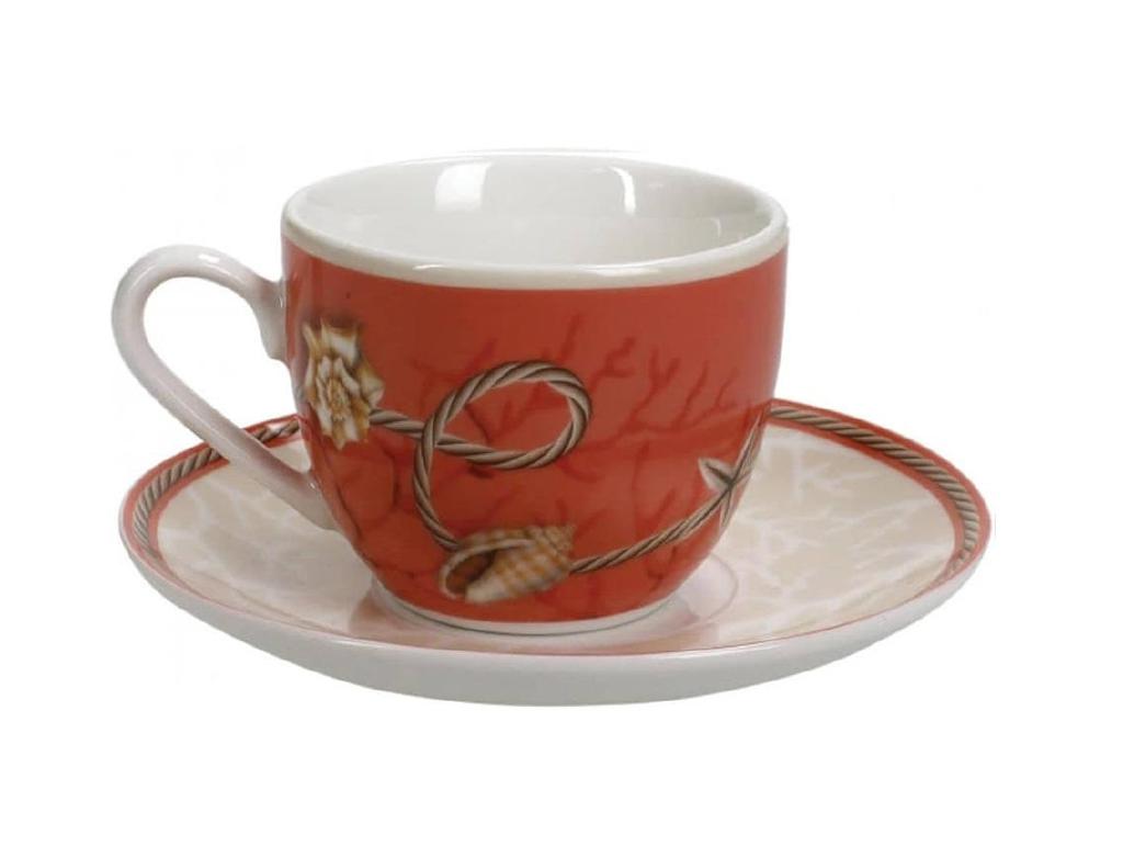 Set 2 Tazzine da Caffè con Piattino  Coraline | Brandani
