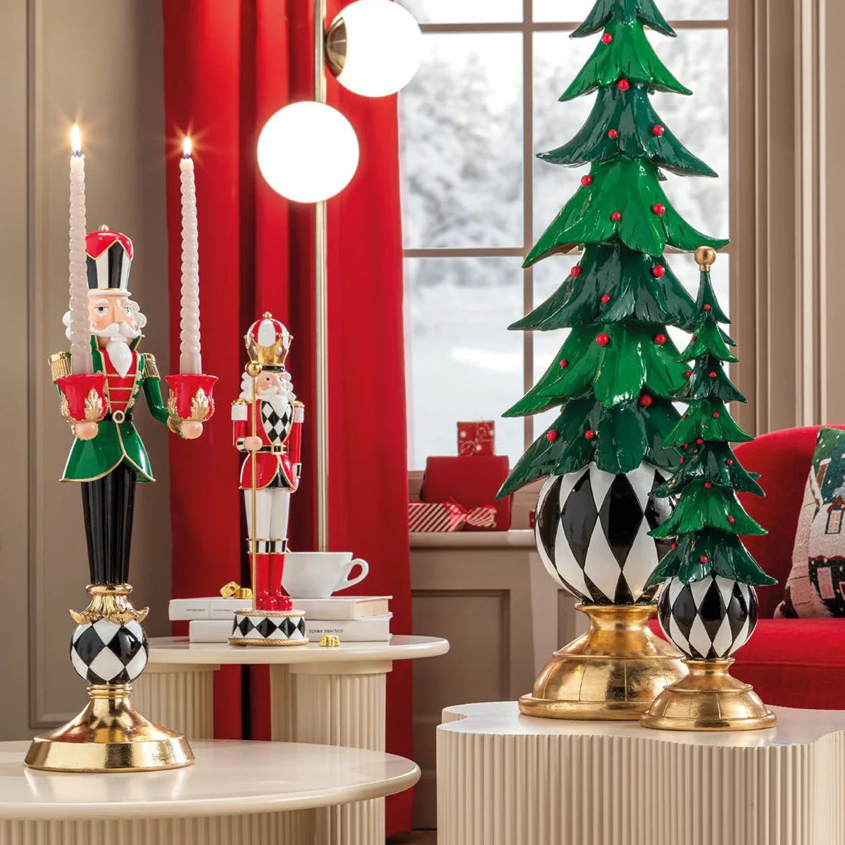 DECORO ALBERO PICCOLO L'OCA NERA