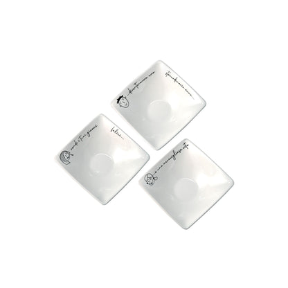 SET 3 BOLI CON DECORO MINIMAL WALD