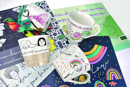 SET 4 TOVAGLIETTE AMERICANE DECORI 4 ASSORTITI WALD
