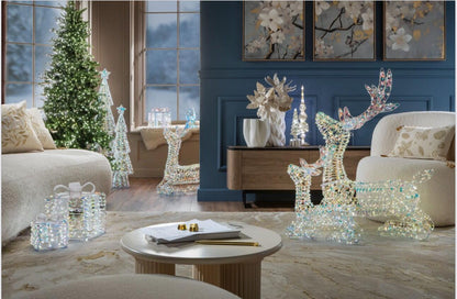 COMPOSIZIONE 3 PACCHI CON 350 LED COLLEZIONE REGALI IN FESTA L'OCA NERA