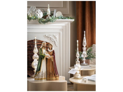 DECORAZIONE DA APPOGGIO 3 CON LED COLLEZIONE WINTER MAGIC L'OCA NERA