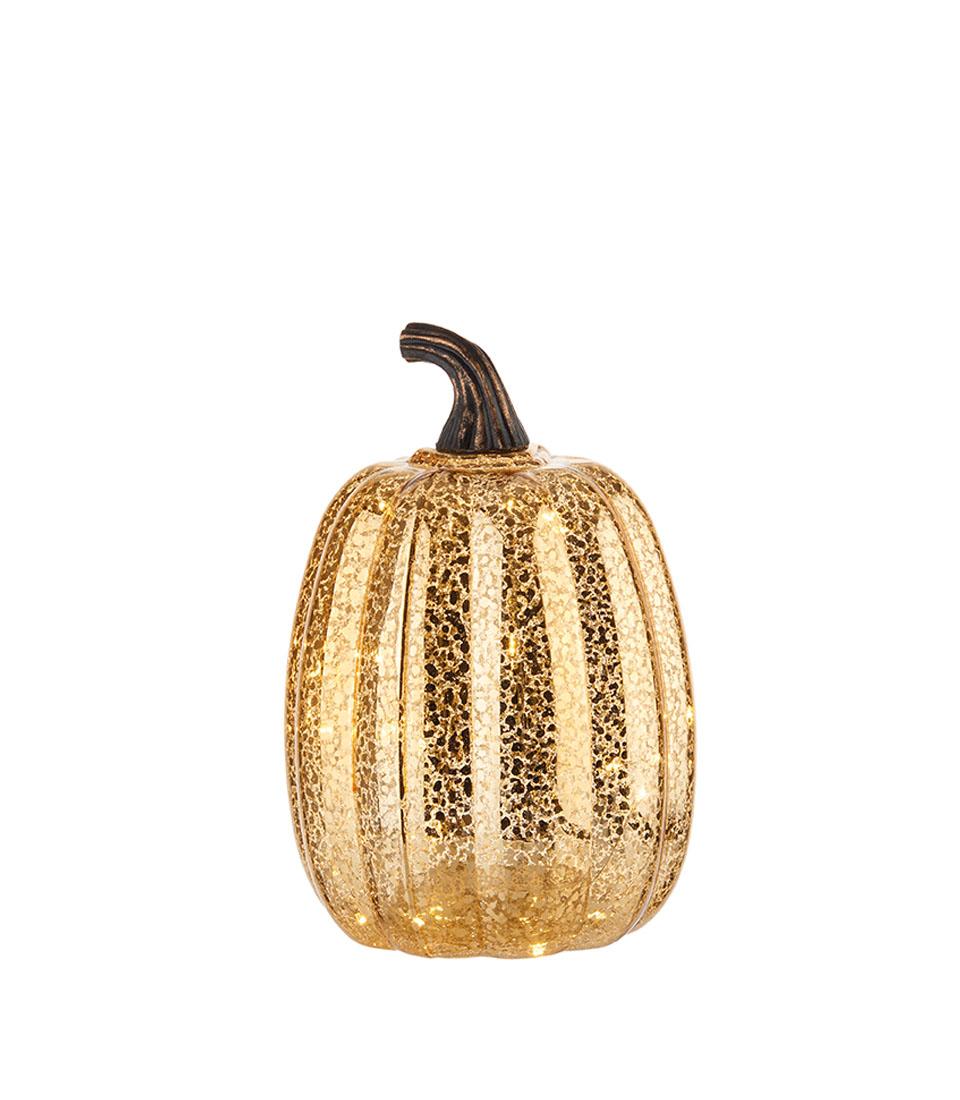 ZUCCA  MEDIA CON LED COLLEZIONE ZUCCHE IN FESTA L'OCA NERA