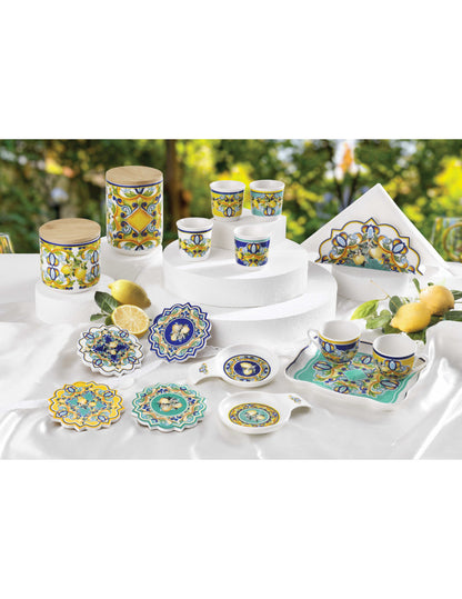 BRANDANI Barattolo con tappo in bambù CITRUS
