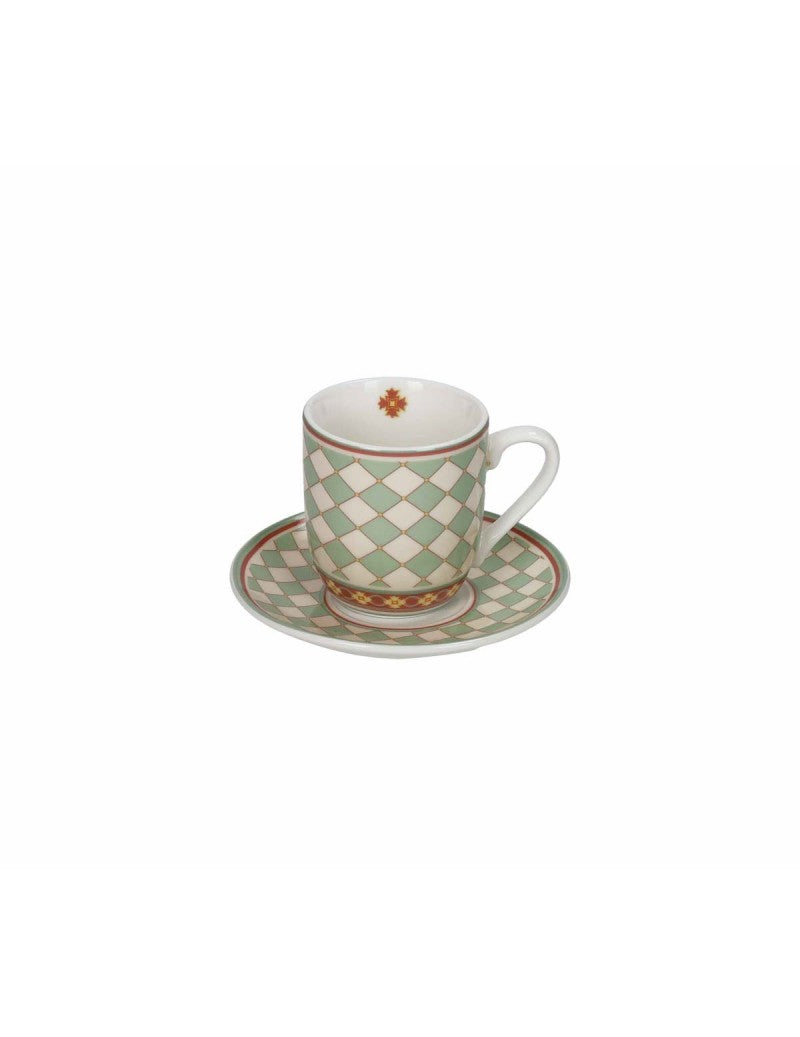 Set tazzine caffè 2 pz Quadrella LE CEMENTINE di BRANDANI